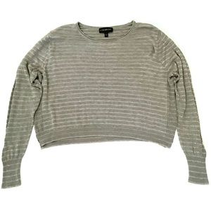 Lane Bryant sparkly striped sweater shirt top